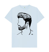 Sky Blue George Michael 'Wham' T-Shirt