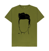 Moss Green Printed T-shirt