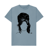 Stone Blue Printed T-shirt