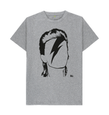 Athletic Grey Printed T-shirt