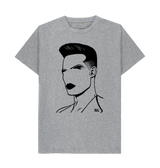 Athletic Grey Printed T-shirt