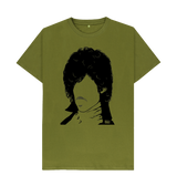 Moss Green Printed T-shirt