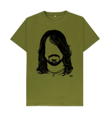 Moss Green Printed T-shirt