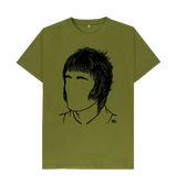 Moss Green Printed T-shirt