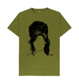 Moss Green Printed T-shirt