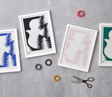 'Forest Dove' Art Print in Deep Sea Green