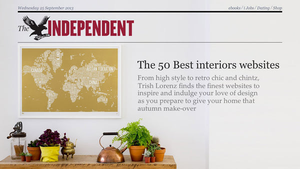 The Independent - 50 Best Interiors Websites