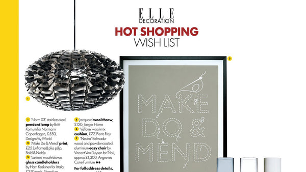 Elle Decoration, January Issue
