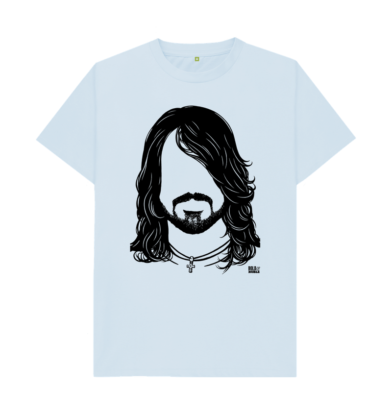 Sky Blue Printed T-shirt