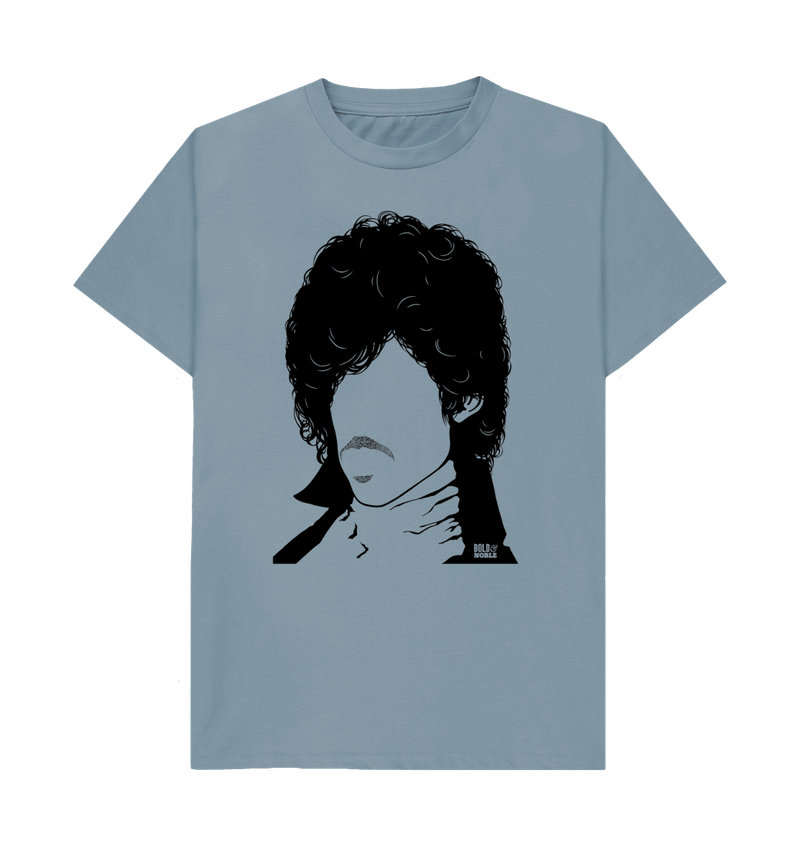 Stone Blue Printed T-shirt
