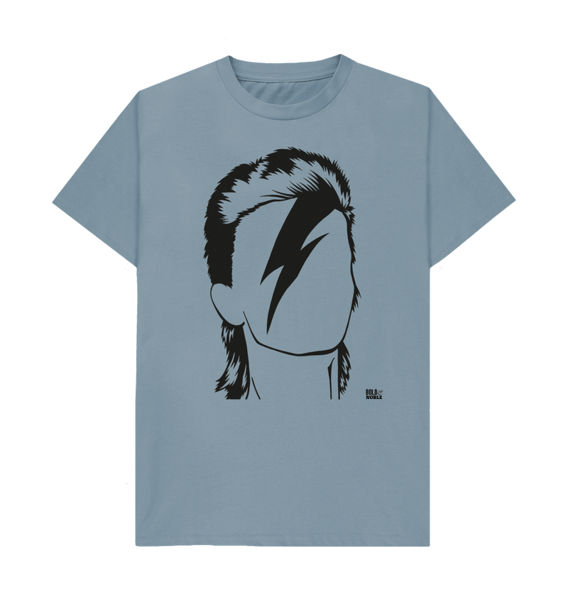 Stone Blue Printed T-shirt