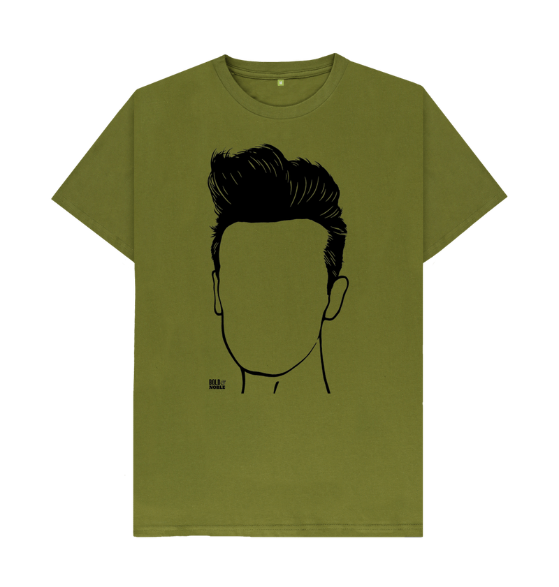 Moss Green Printed T-shirt