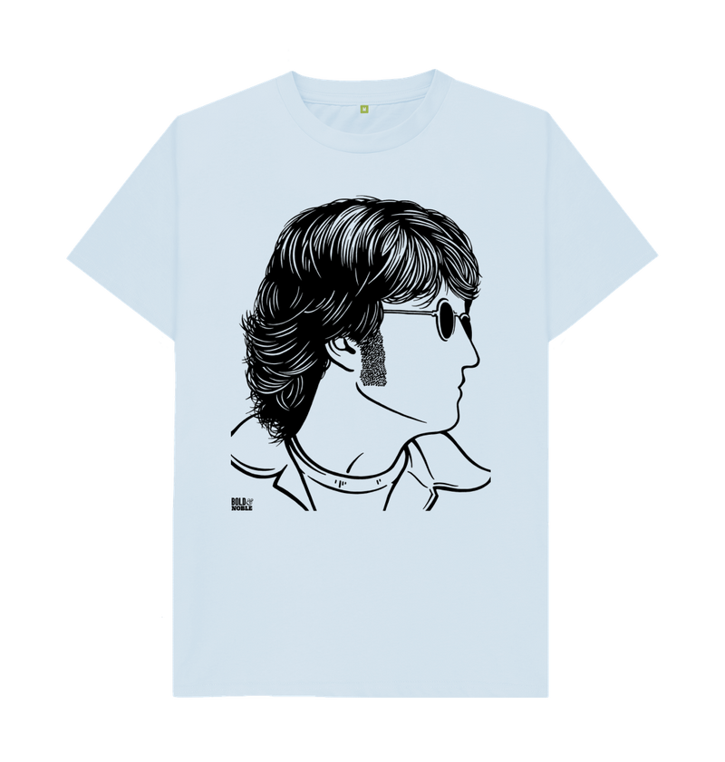 Sky Blue Printed T-shirt