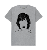 Athletic Grey Printed T-shirt