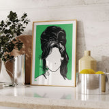 'Amy Winehouse' Musician Art Print