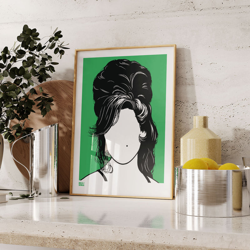 'Amy Winehouse' Musician Art Print