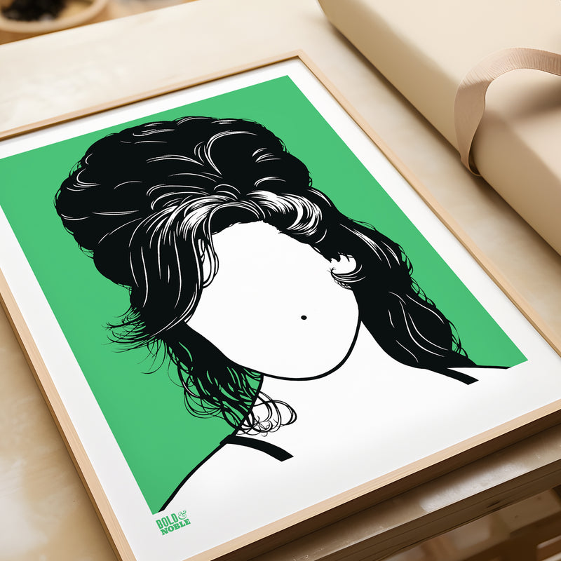 'Amy Winehouse' Musician Art Print