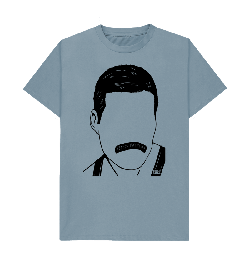 Stone Blue Printed T-shirt