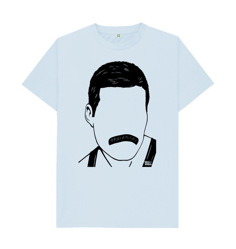 Sky Blue Printed T-shirt