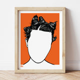 'Bjork' Musician Art Print