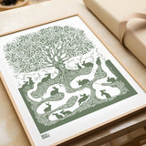 'The Burrow' Countryside Art Print