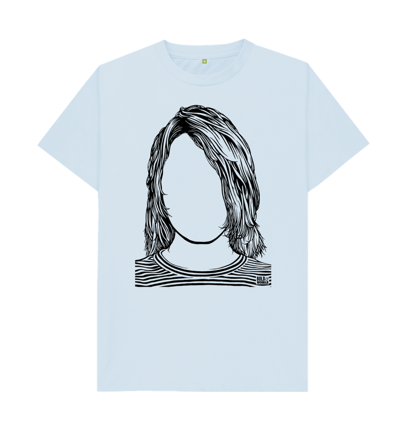 Sky Blue Printed T-shirt