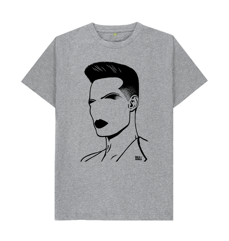 Athletic Grey Printed T-shirt