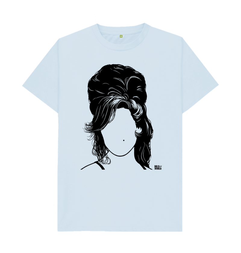 Sky Blue Printed T-shirt