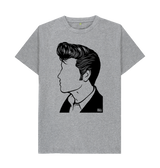 Athletic Grey Printed T-shirt