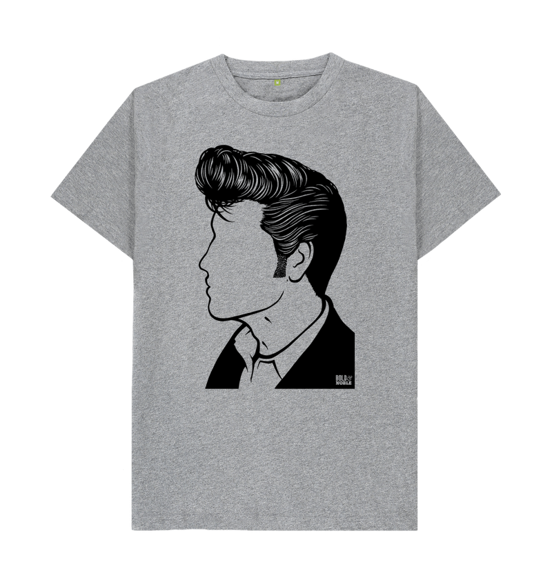 Athletic Grey Printed T-shirt