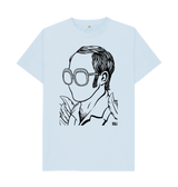 Sky Blue Printed T-shirt