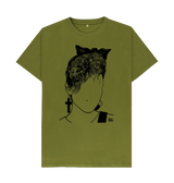 Moss Green Printed T-shirt