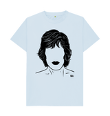 Sky Blue Printed T-shirt