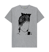 Athletic Grey Printed T-shirt