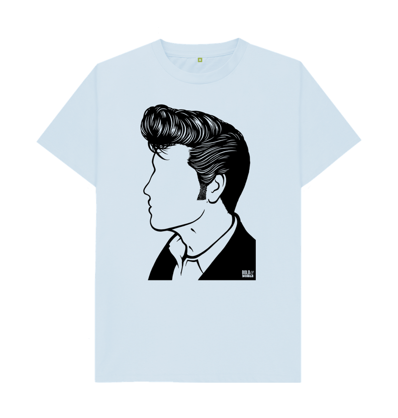 Sky Blue Printed T-shirt