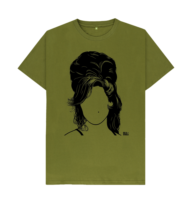 Moss Green Printed T-shirt