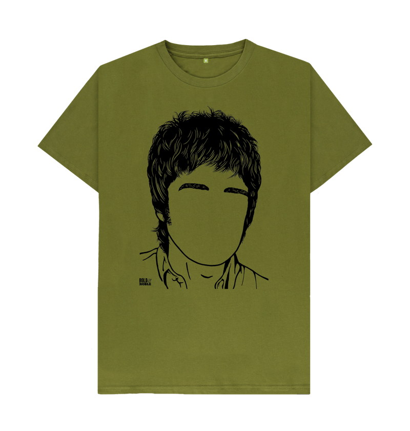 Moss Green Printed T-shirt
