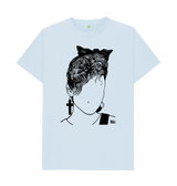 Sky Blue Printed T-shirt