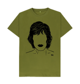 Moss Green Printed T-shirt