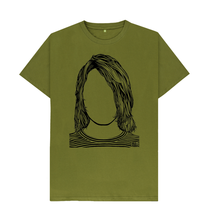 Moss Green Printed T-shirt