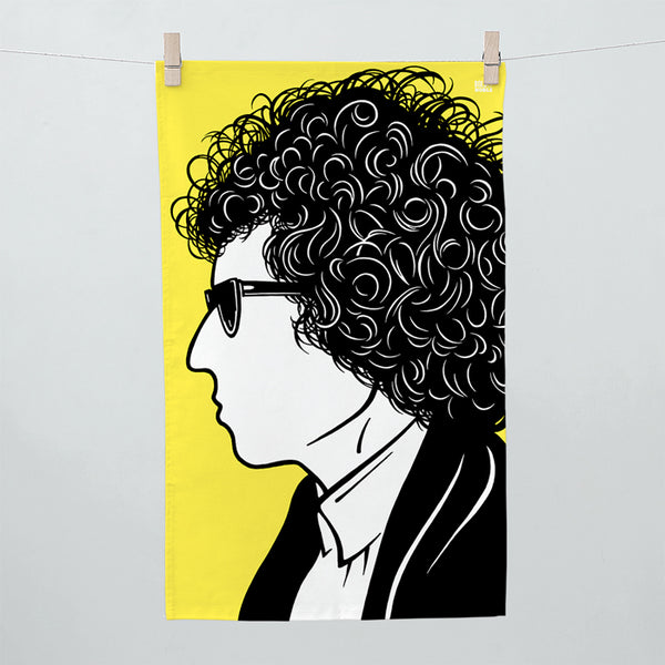 'Bob Dylan' Tea Towel